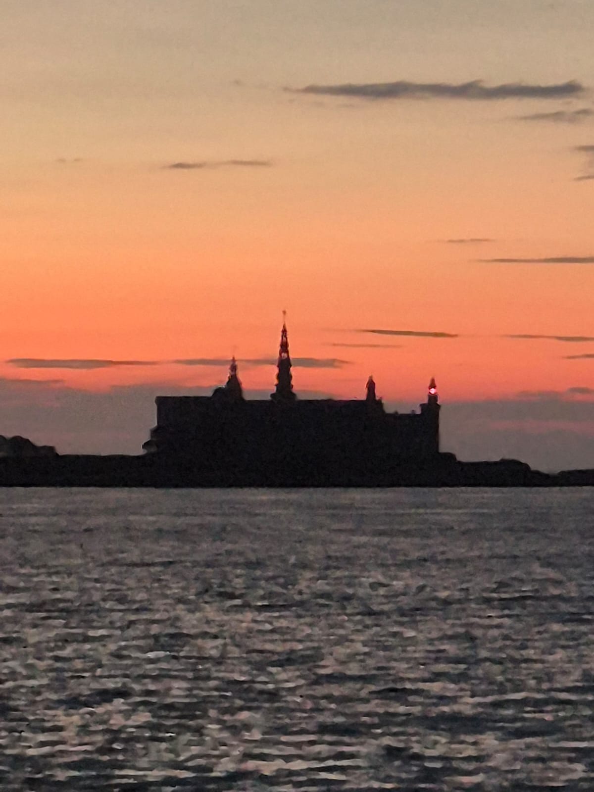 En nat for anker ud for Amager