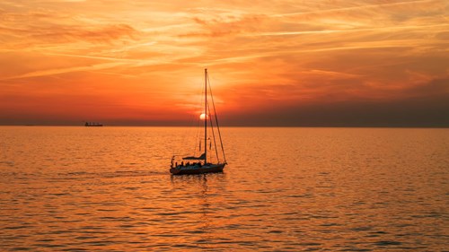 Solnedgangen over Oceans of Hope