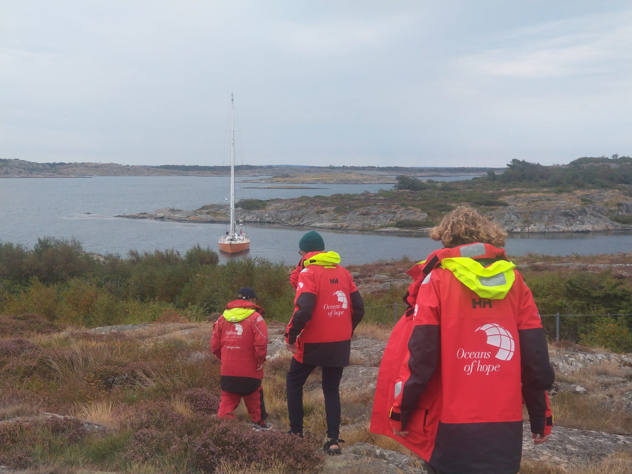 båden tog til den svenske Skærgård