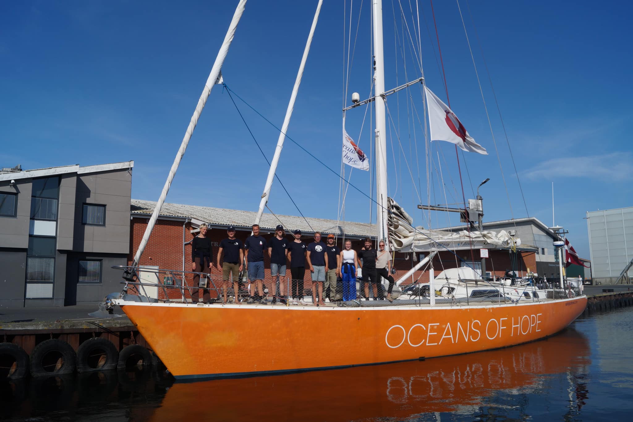 Logbog fra sidste højskole sejlads med proskippere fra Oure