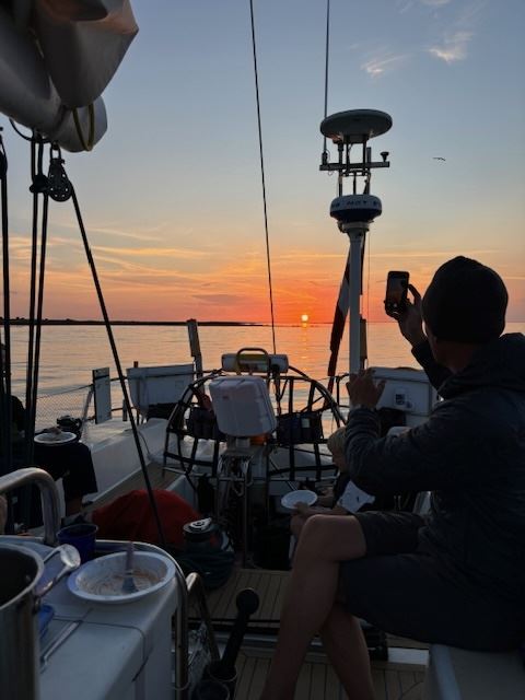 Solnedgang Fra Båden 2 Aug 24